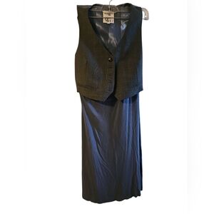 BARNEYS NEW YORK Exclusive Blue Dress/Vest, Women's, Size 4